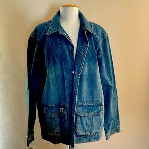 Mens denim button down